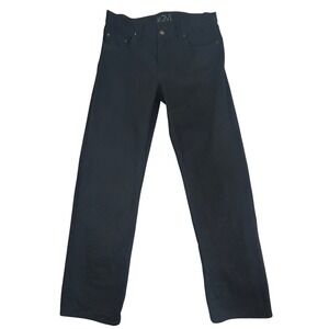 Mavi Jeans Mens 32x34 Marco 100% Cotton Mid Rise‎ Straight Leg Black Rigid Denim